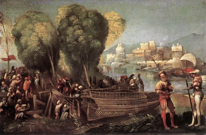 DOSSI, Dosso Aeneas and Achates on the Libyan Coast df Germany oil painting art